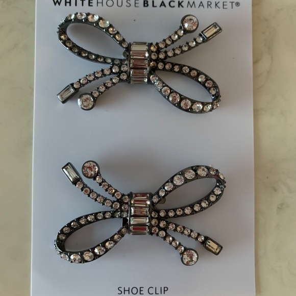 WHBM Jewelled Bow Shoe Clip. NWT - Picture 5 of 7